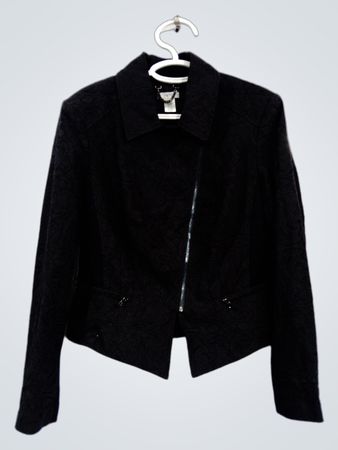Cache Schwarze Strukturierte Jacke