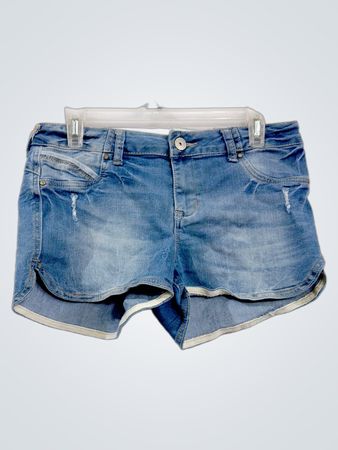Body Con Jeans-Shorts