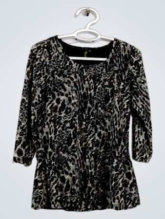 Olivia Paige Petite Leopardenmuster-Oberteil