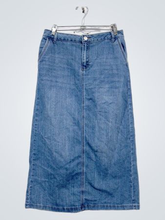 ROSE GARDEN Denim-Maxirock