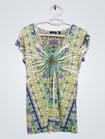 APT 9 Petite PM Damen Kurzarmshirt