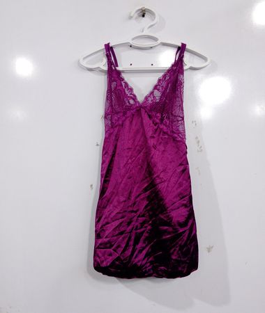 Avidlove Purple Lace Slip Dress