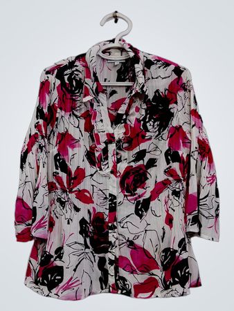 Fashion Bug Damenbluse mit Blumenmuster