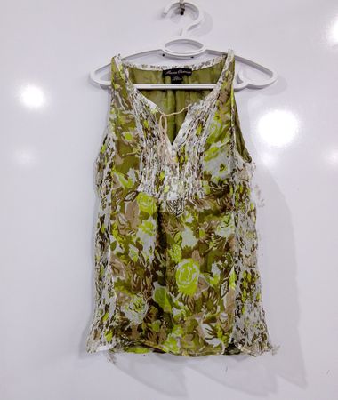 Marisa Christina Damen Top mit Blumenmuster und ärmellosem Schnitt