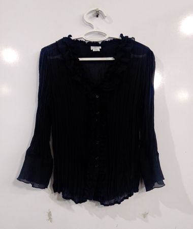 Worthington Petite schwarze Bluse