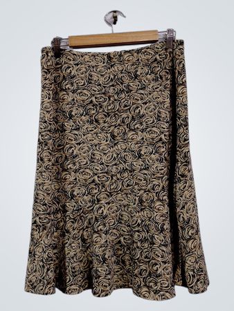 BCBGMAXAZRIA Blumen-Midirock