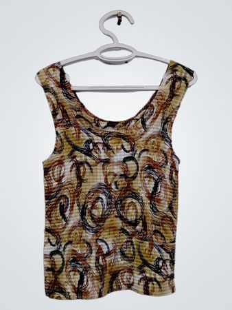 100% Polyester ärmelloses Top