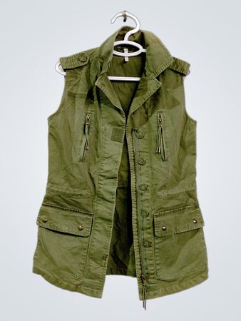 Willow & Clay Olivgrüne Utility-Weste