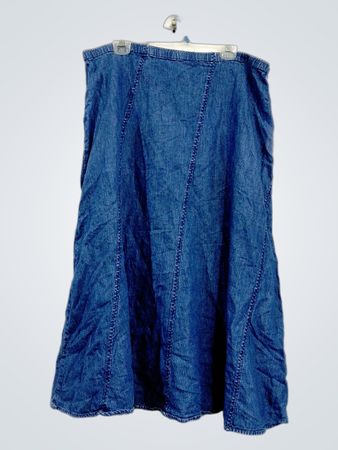 J Jill Denim-Maxirock