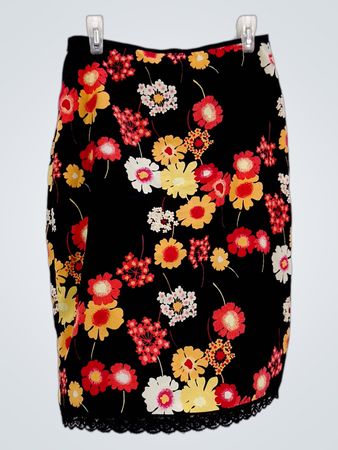 Xhilaration Floral Print Mini Skirt
