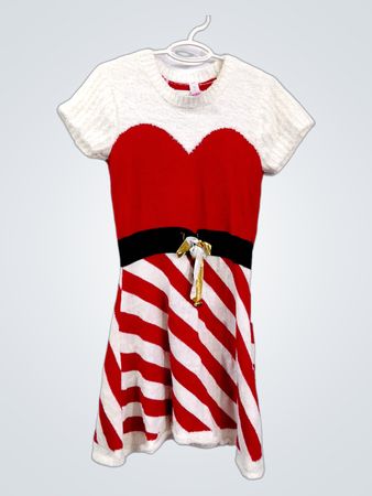 Damen Weihnachtspulloverkleid