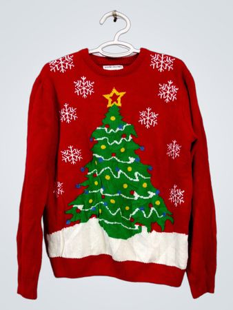 Frohe Feiertage Weihnachtsbaum-Pullover