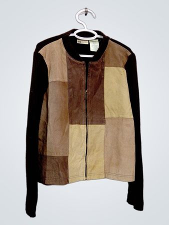 Faded Glory Patchwork Bomberjacke
