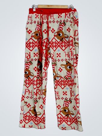 Rudolph, die rotnasige Rentier-Pyjama-Hose