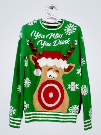 Frohe Feiertage hässlicher Weihnachts-Pullover