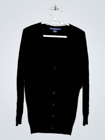 Ralph Lauren Sport schwarzer Merino-Woll-Cardigan