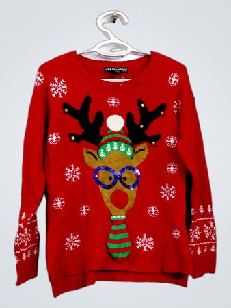 United States Pullover Weihnachts-Rentier-Pullover