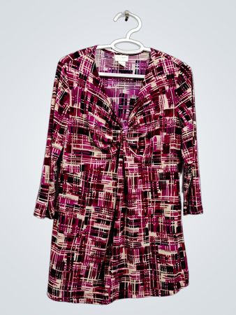 Motherhood Maternity Langarm-Tunika mit Muster