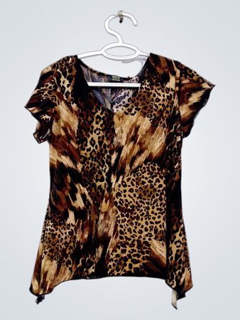 Shannon Ford New York Animal-Print-Oberteil