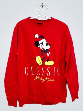 Disney Classic Mickey Mouse Christmas Sweatshirt