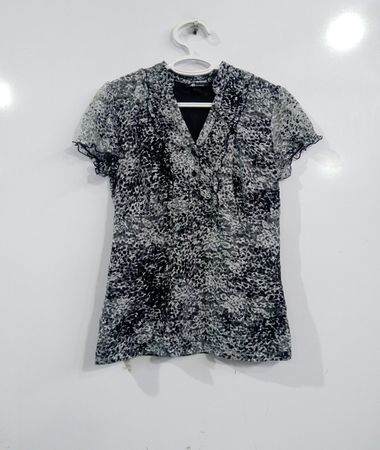 AB studio Women's Kurzarm-Bluse
