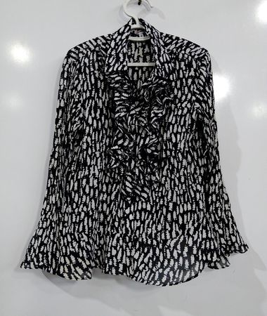 Ciel & Neige Ruffled-Bluse