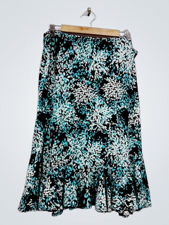 Kim Rogers Damen Maxirock mit Blumenmuster