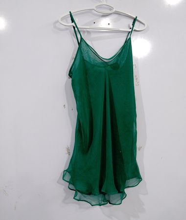 The Sleepy Collection Green Slip Kleid