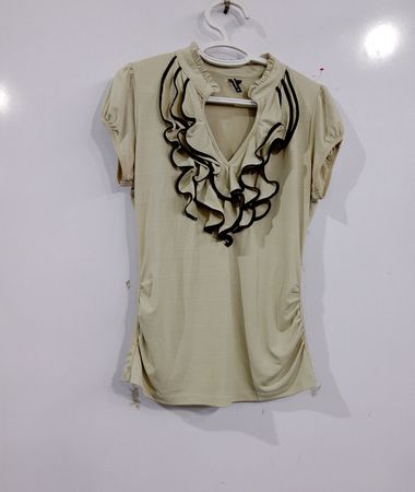 Heart Soul Ruffled V-Neck Top