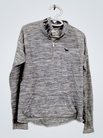 Pink Victoria's Secret Quarter-Zip Pullover