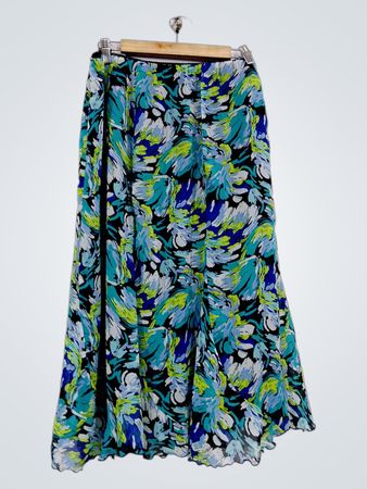 NOTATIONS Petite Maxi-Rock mit floralem Muster