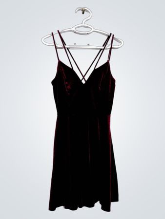 Samt-Cami-Kleid