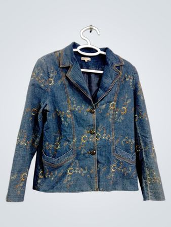 EMOTIONS Jeansjacke mit Stickerei