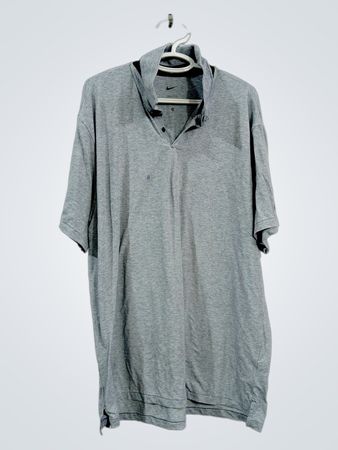 Nike Dri-FIT graues Poloshirt