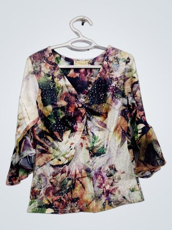 Impulse California Damenbluse mit Blumenmuster