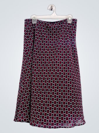 5th & 5th Damen Midirock mit geometrischem Muster