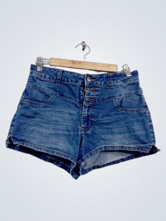 Charlotte Russe Refuge High Waisted Denim Shorts