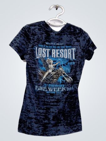 Last Resort Bar 75th Anniversary Bike Week 2015 Daytona U.S.A. T-Shirt
