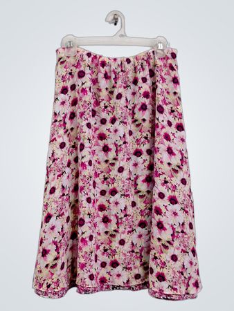 Christopher & Banks Floral Midirock