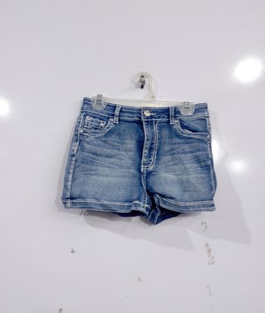 T&Y Fashion Jeans-Shorts mit Schmetterlingsverzierung