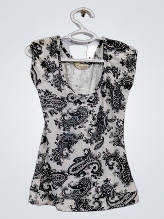 Cache Creek Lässig Zuverlässig Natürlicher Paisley-Print-Oberteil