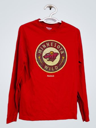 Reebok Minnesota Wild Langärmeliges T‑Shirt