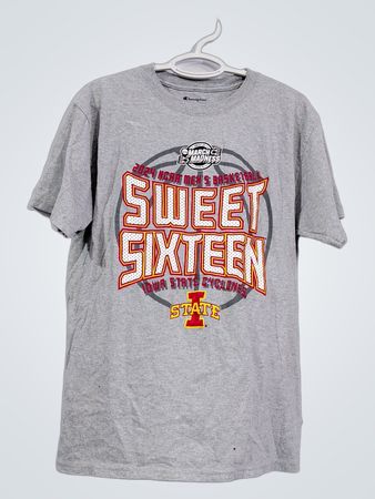 Champion 2024 NCAA Herren-Basketball Sweet Sixteen Iowa State Cyclones T-Shirt
