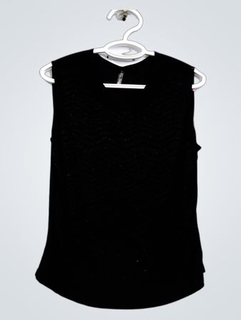 Bleeker & McDougal Schwarzes ärmelloses Top