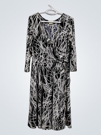 Van Heusen Women's bedrucktes Midikleid