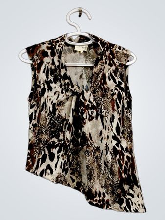 Carol Rose ärmelloses Oberteil mit Animal-Print