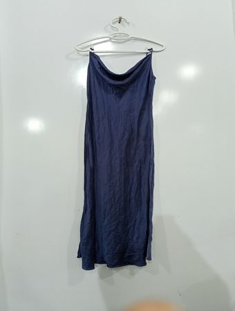Navyblaues Slipkleid