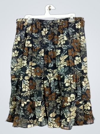 White Stag Women's Plus Floral Skirt