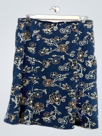 Kathie Lee Collection Midirock mit Blumenmuster