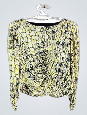 DKNY Bluse mit langen Ärmeln und Print
